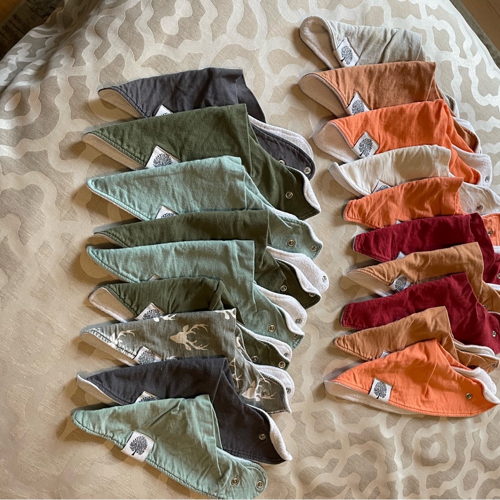 19 ParkerBaby Assorted Bandana Bibs